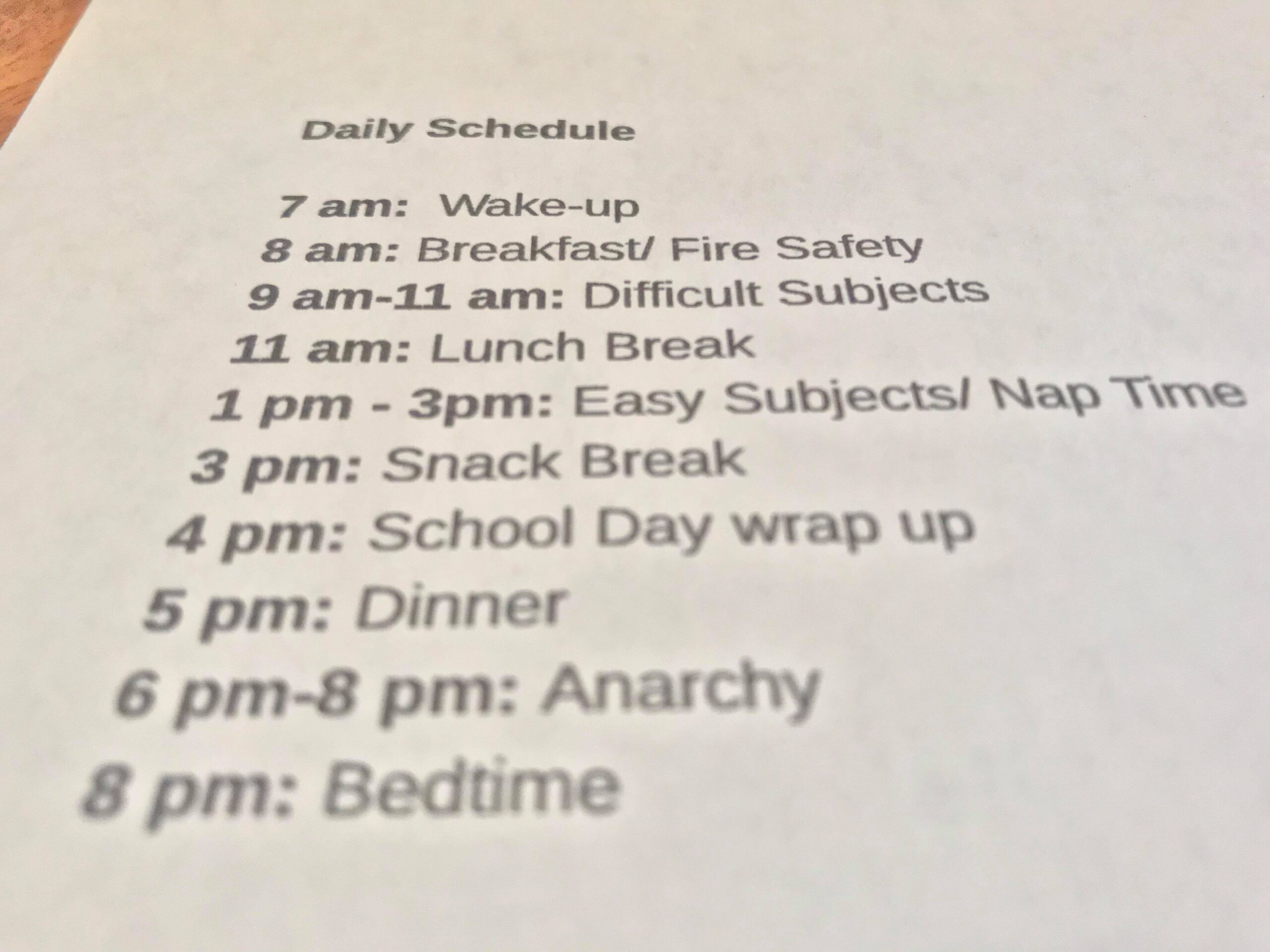 Implementing a Daily Schedule for Peace in Your Homeschool Day